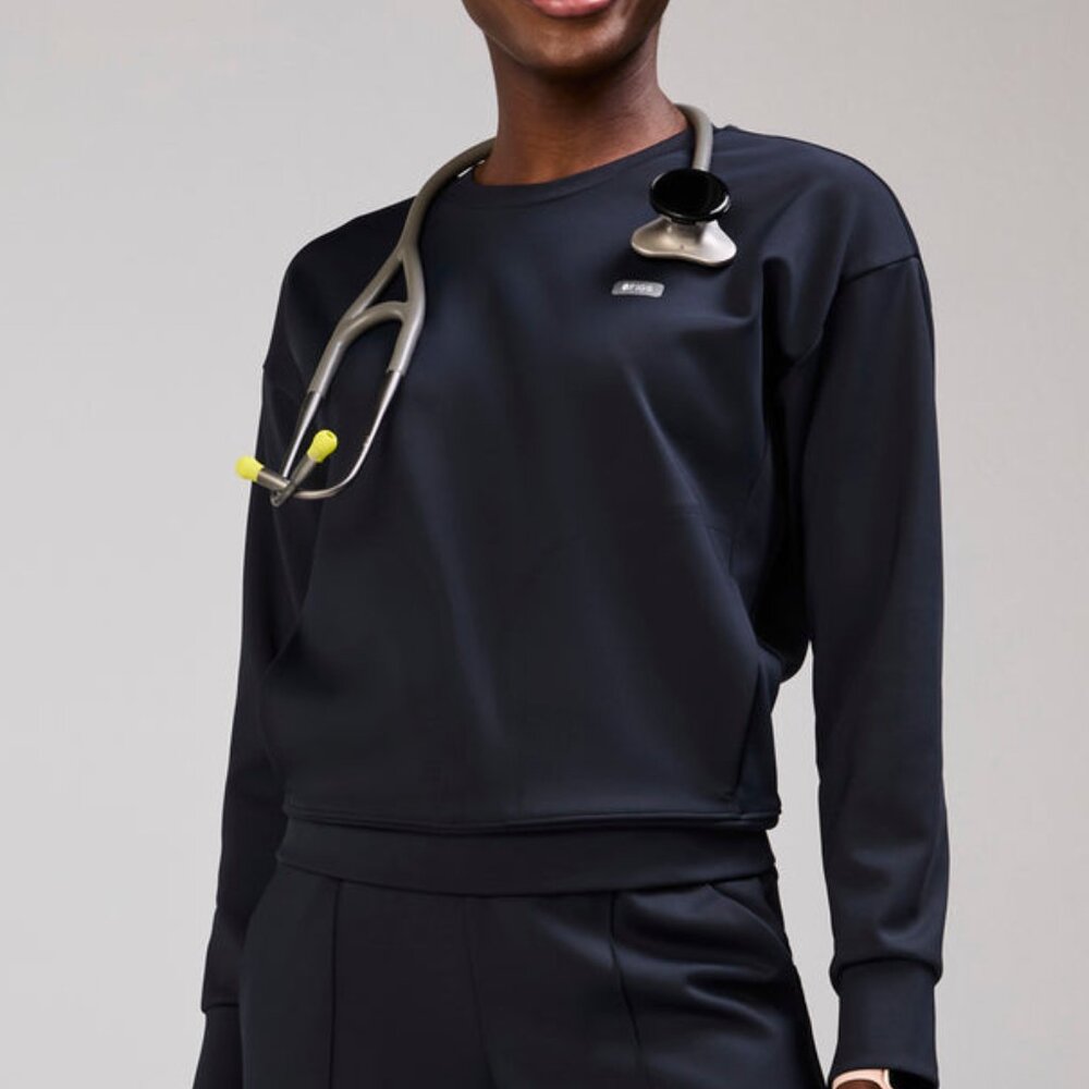 FIGS Cornelia FORMx Crewneck Scrub Top